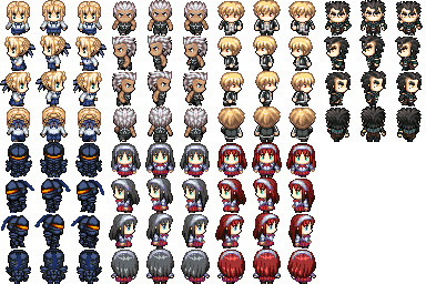 Type Moon Characters RPGツクールVX
