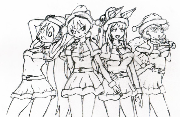 Pixivユーザーの好きな女の子からのメリークリスマス!