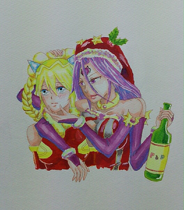 サンタサクたそ&カーリー