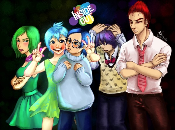 Inside Out Human FanArt