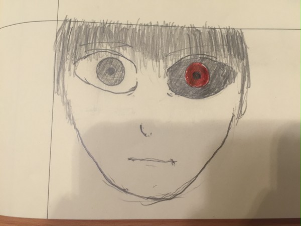 描いてみたカネキ君(初めて)