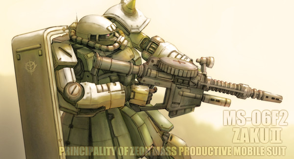 MS-06F2 zaku2 (ザク2後期型) のつもり。。。