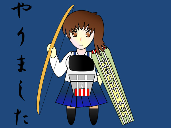 久々に加賀さんを描いてみました。