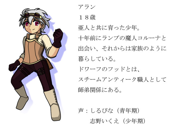 アルマディナキャラクター紹介