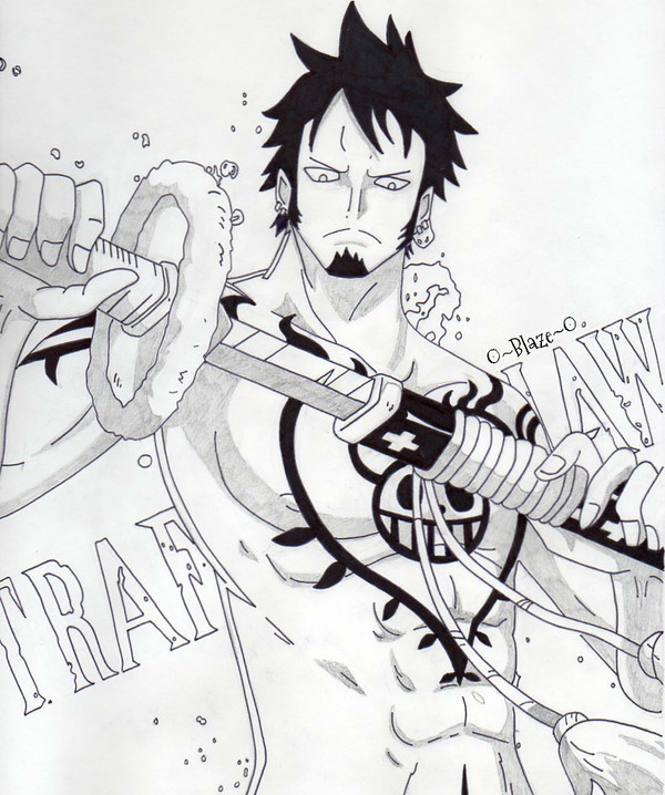 Trafalgar Law body calendar