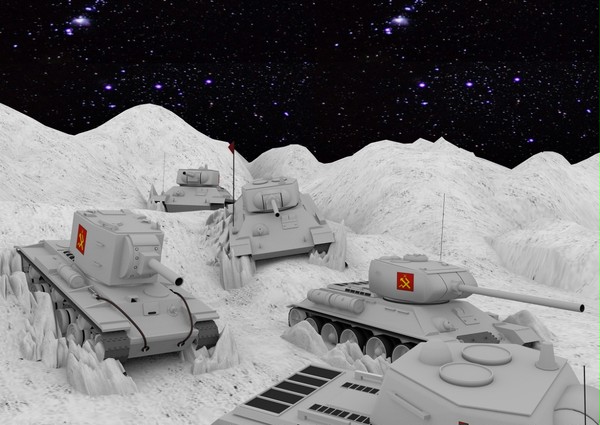 雪原の進軍
