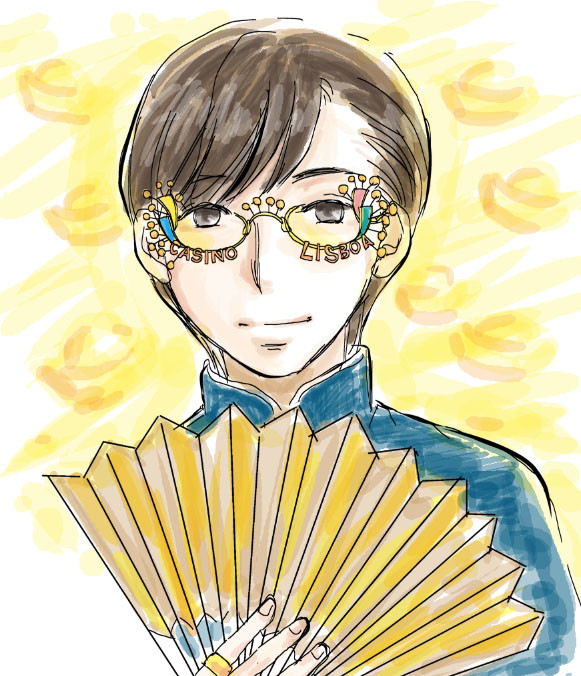カジノっぽいメガネと、マンガ