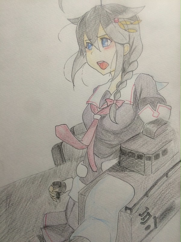 時雨ちゃん模写