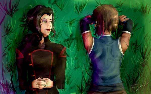 Asami and Korra