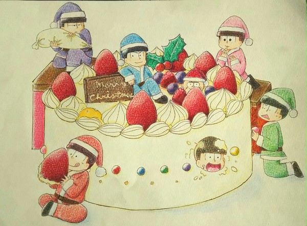 クリス松ケーキ