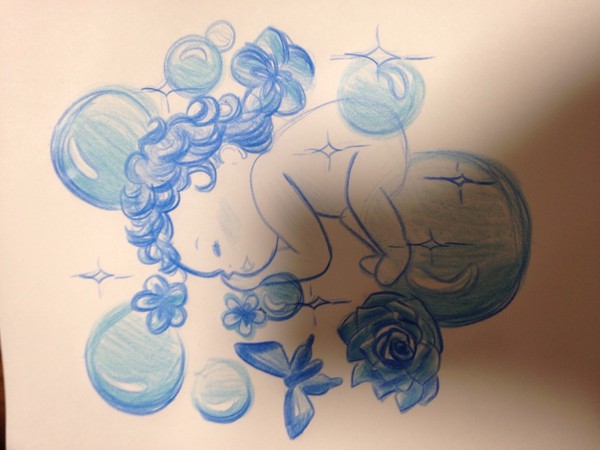 ベリーペイント 下書き