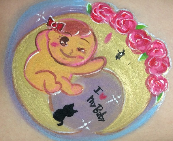 ベリーペイント 練習 足