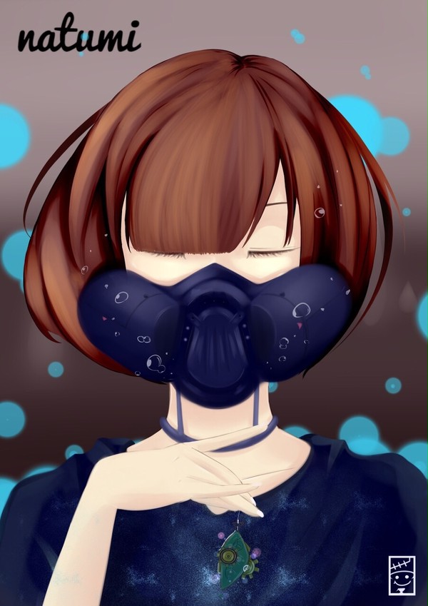 水の中で