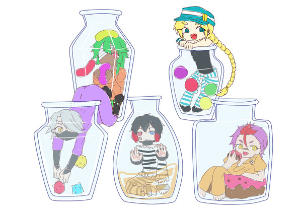【塗り絵】１３舎瓶詰めたった
