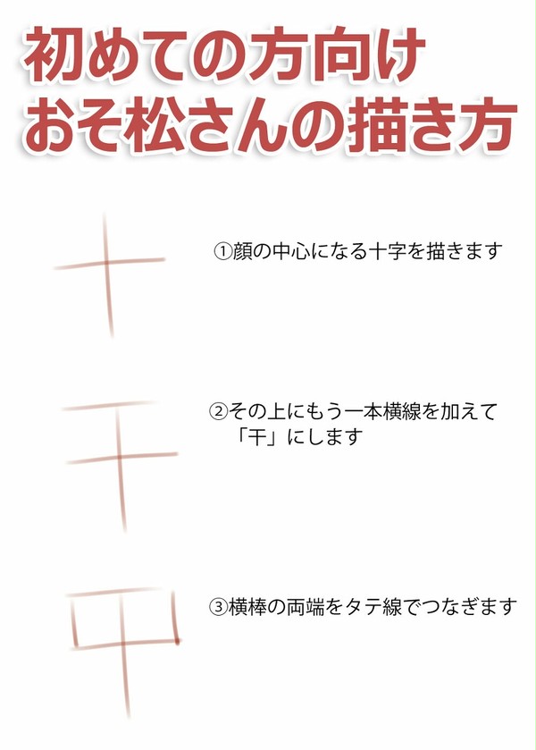 【初めての方向け】おそ松さんの描き方