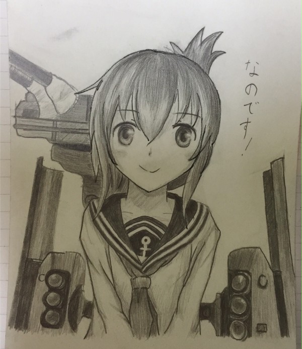 【艦これ】電 描いてみた