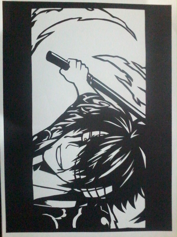 切り絵 銀魂 高杉晋助