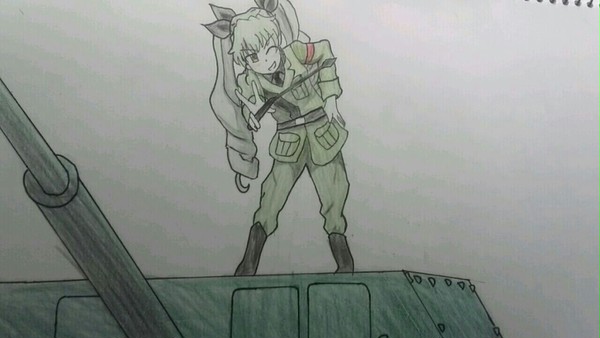 アンチョビ＆P40型重戦車