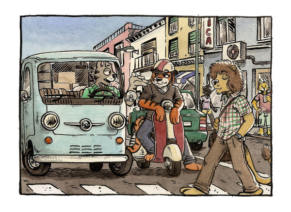 Cats in town