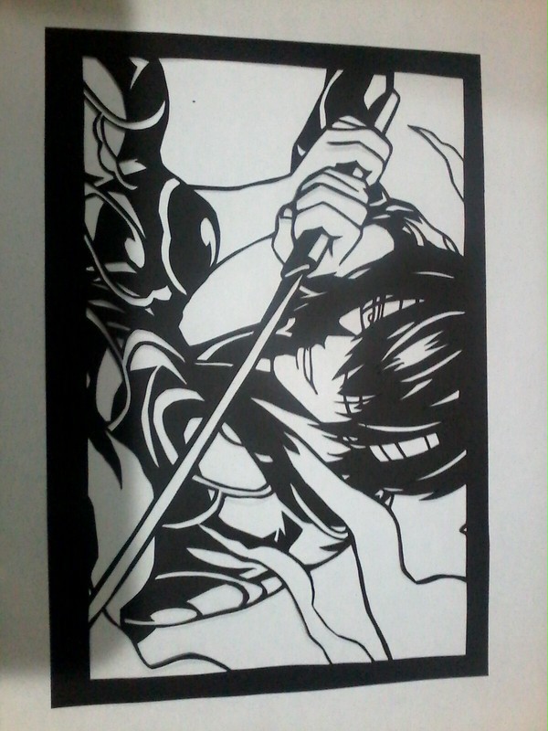 切り絵 銀魂 高杉晋助