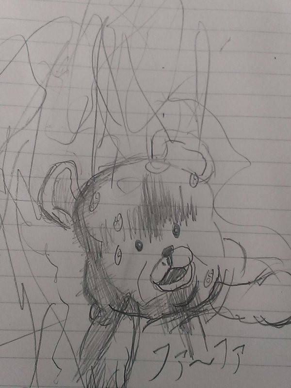 ファーファ描いたよ。