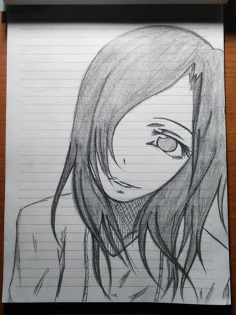 矢神久美さんを描いてみました