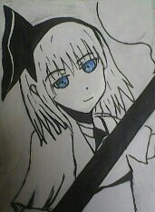 妖夢を描いてみた