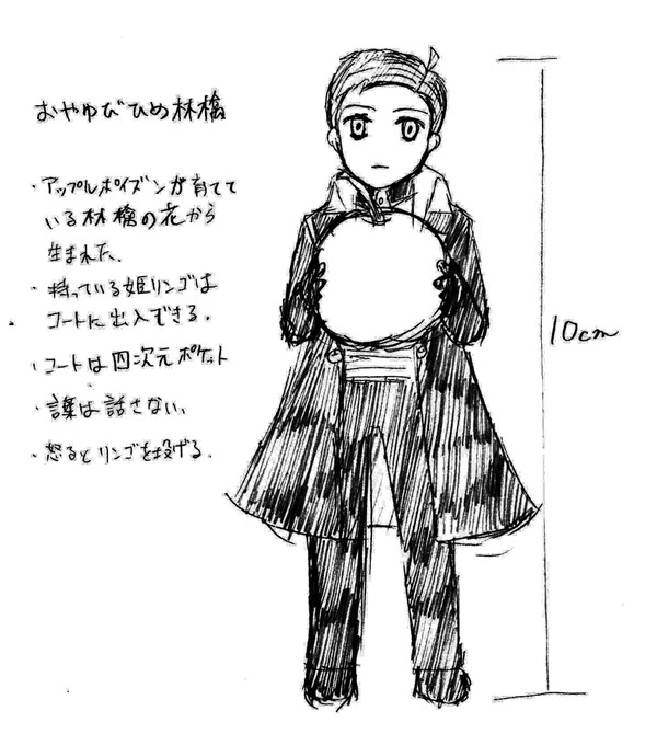 おやゆびひめ林檎