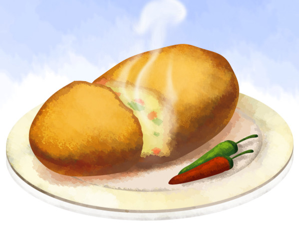 Potato Croquet at Indonesia