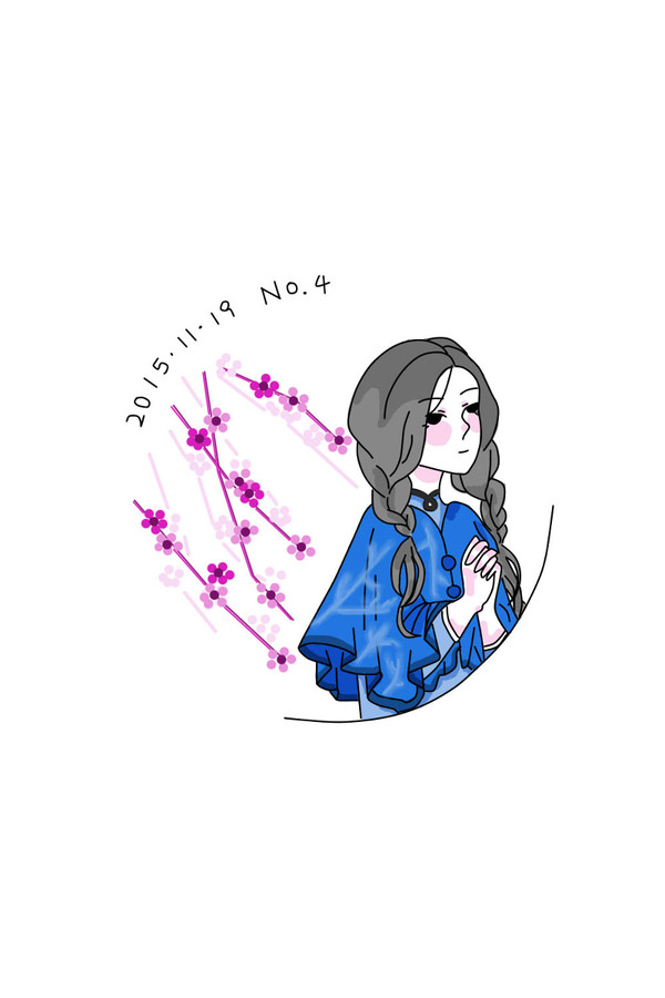 祈りの中に梅の木