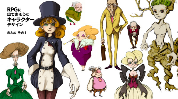 RPGに出てきそうなキャラクターデザイン まとめその1