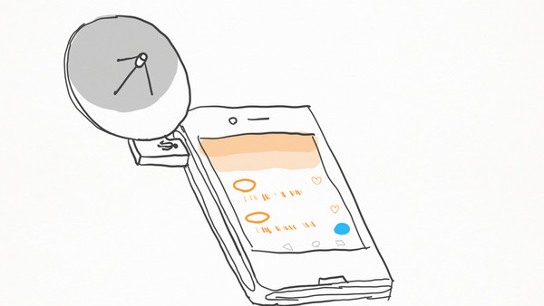 アンテナ付きスマホ