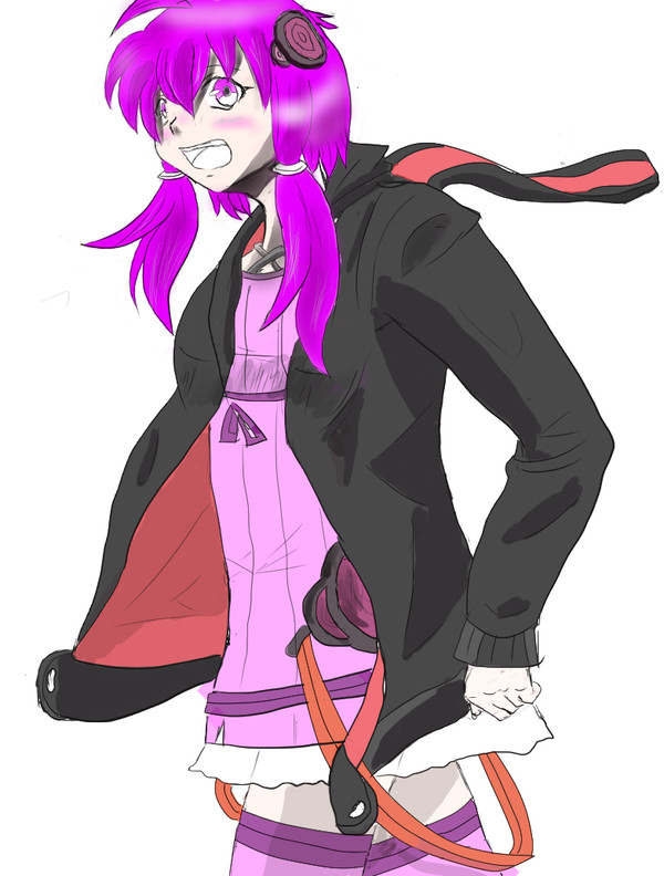 結月ゆかりを描いて見た