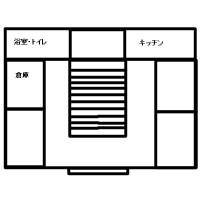 TRPG用見取り図２－２（洋館１階）