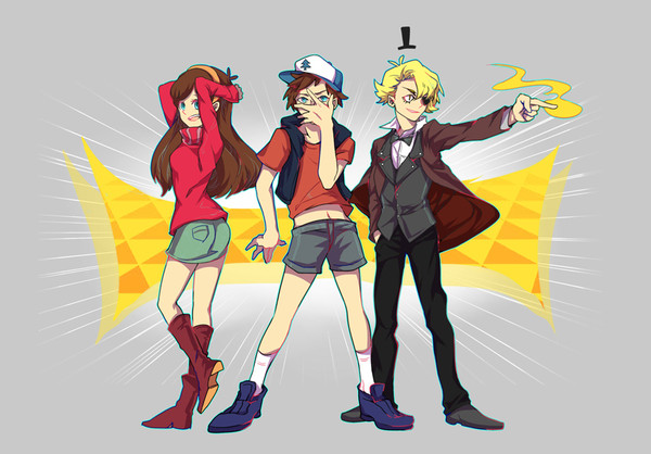 【GF】gravityfalls X JOJO立ち