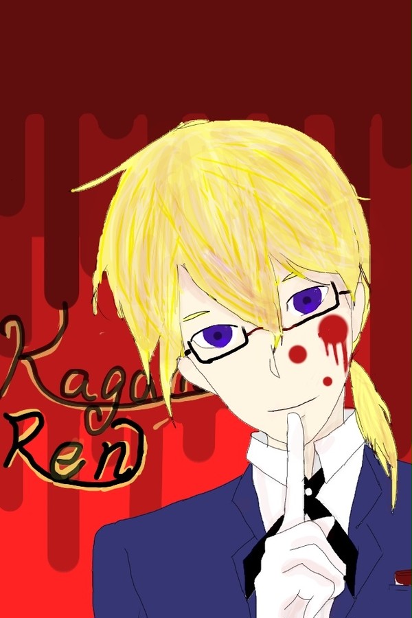 鏡音レン 執事描いてみました