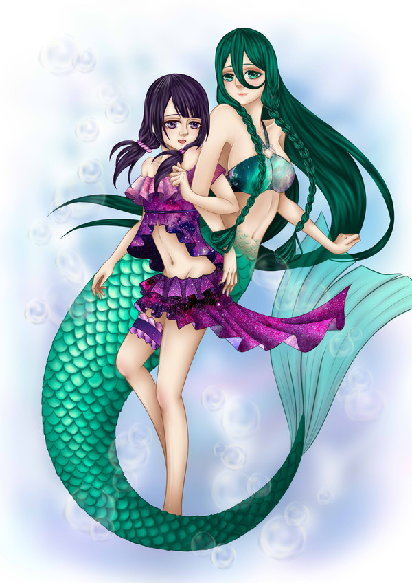 少女と人魚