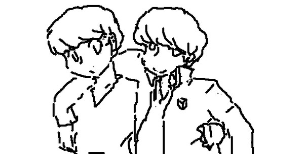 P4ゲーム主とP4A主(悠君)が双子な設定