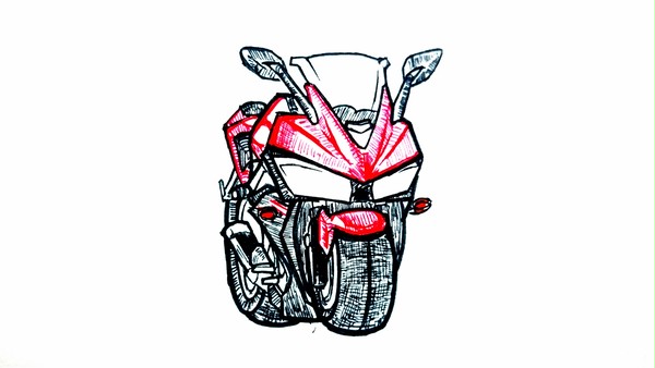 YAMAHA YZF-R25【らくがき】