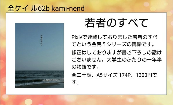 全開ケイデンス7 おしながき
