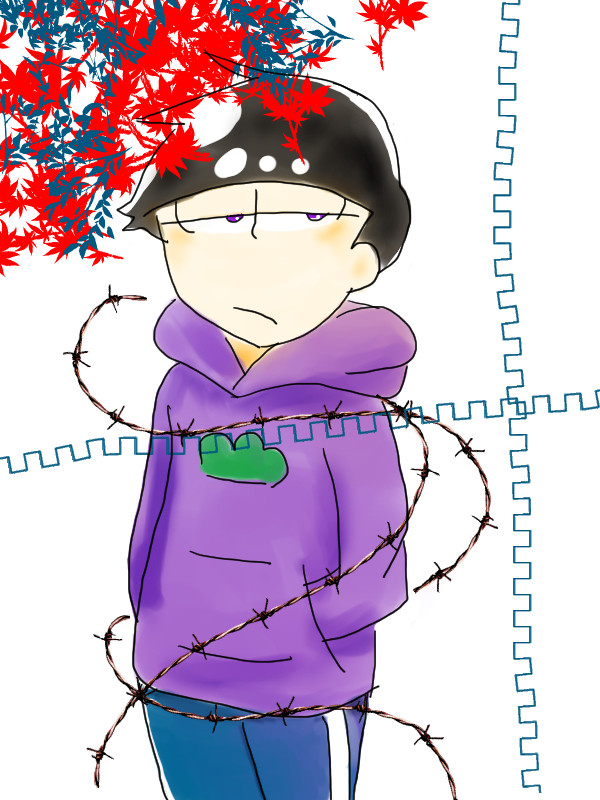 一松(初描き)