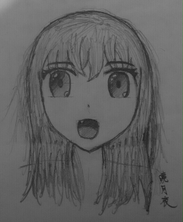 臉部試畫~