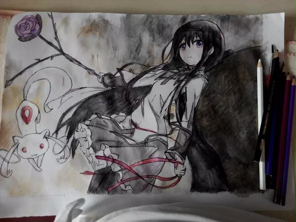 临摹的一只homura