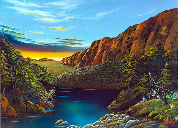 ウルルの清流