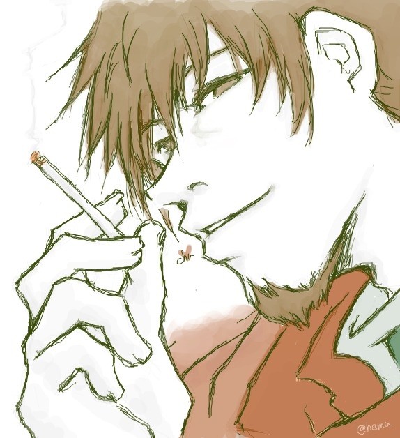 描くと幸せになるおじさんパート2
