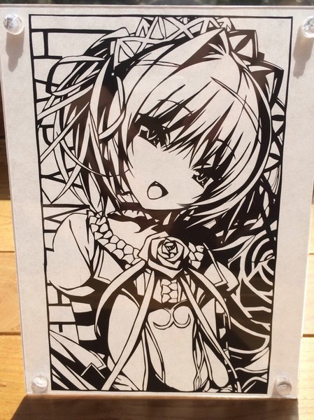 舞亜　切り絵 2