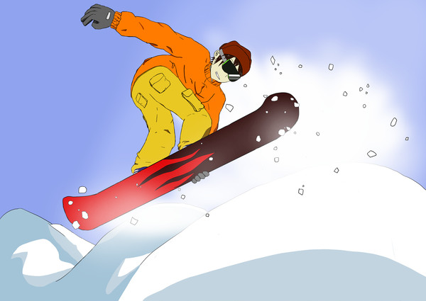 スノボ　元絵あり