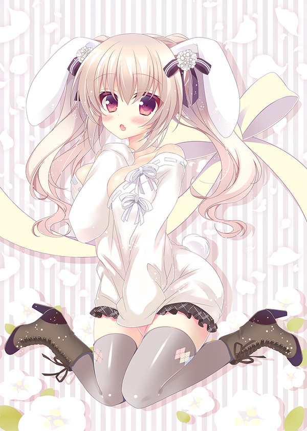 萌え袖うさみみっこ♡