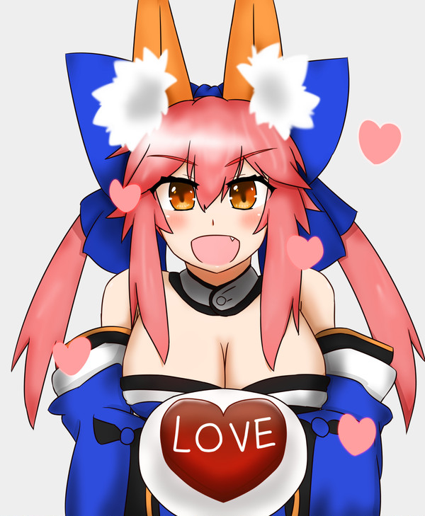 バレンタインデーキャス狐