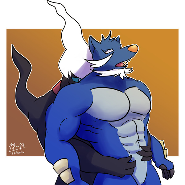 Darkrai and Samurott - Valentine